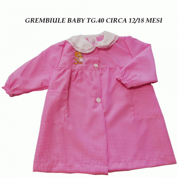 G TG.40 GREMBIULE BABY ROSA TITTI - Vaisya.it