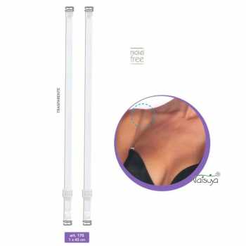 SPALLINE TRASPARENTI RIMOVIBILI L.1 CM ART.170 - Vaisya.it